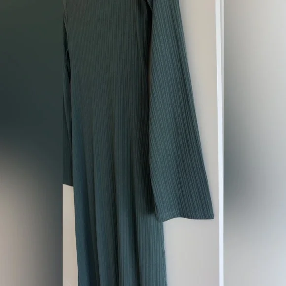 Reformation Green Long Sleeve Midi Dress - Picture 6 of 10